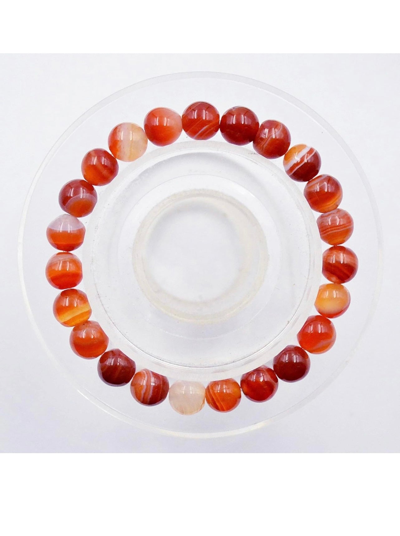 Reiki attuned fashion and blessed Red Cornelian bracelet