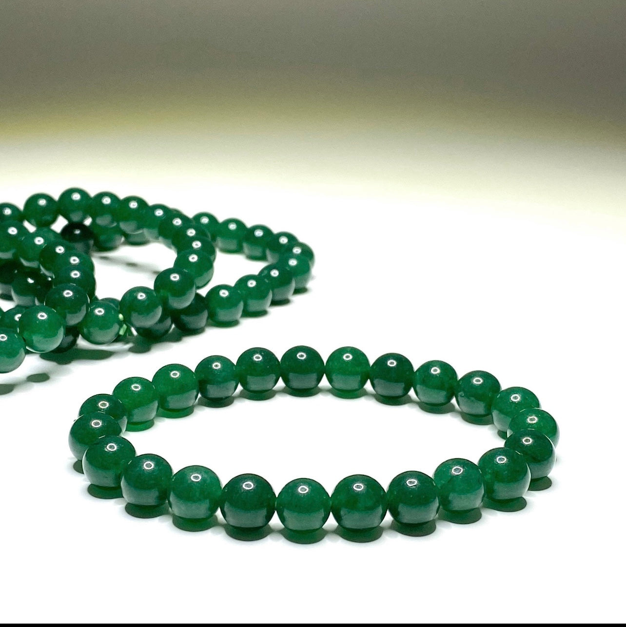 Dark Green Jade Bracelet